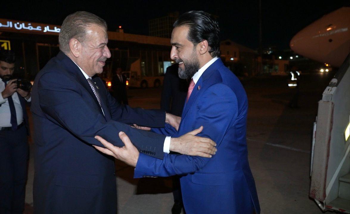 رئيس مجلس النواب العراقي يصل إلى الأردن