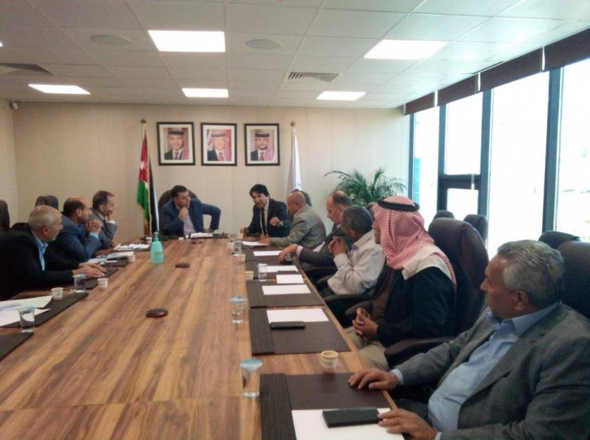 وزير الزراعة يلتقي إدارة الإتحاد التعاوني الإقليمي لمحافظة الزرقاء