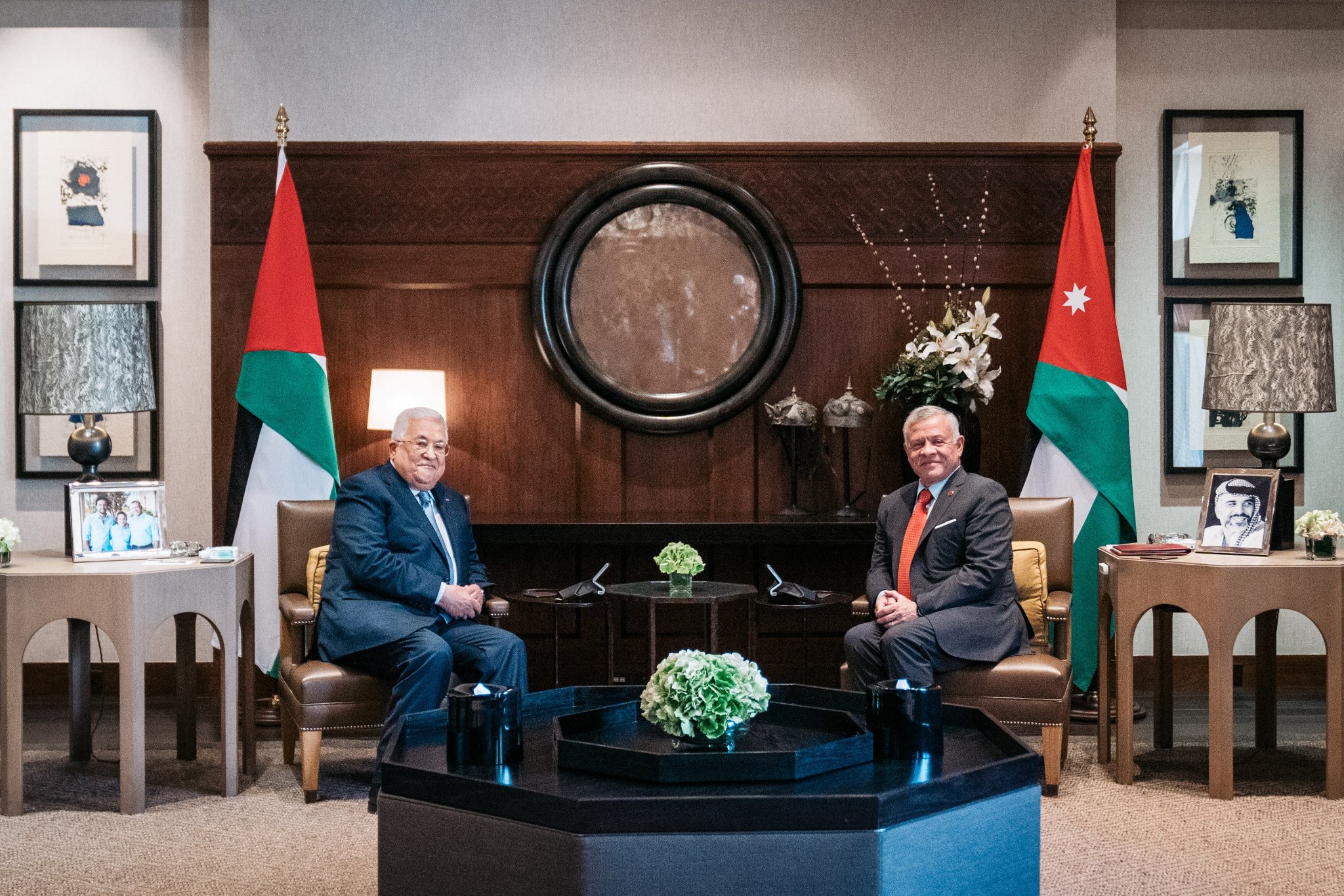 الملك: لا شيء أهم من القضية الفلسطينية بالنسبة للمملكة.. وهذا ما اكده لعباس في "الحسينية"