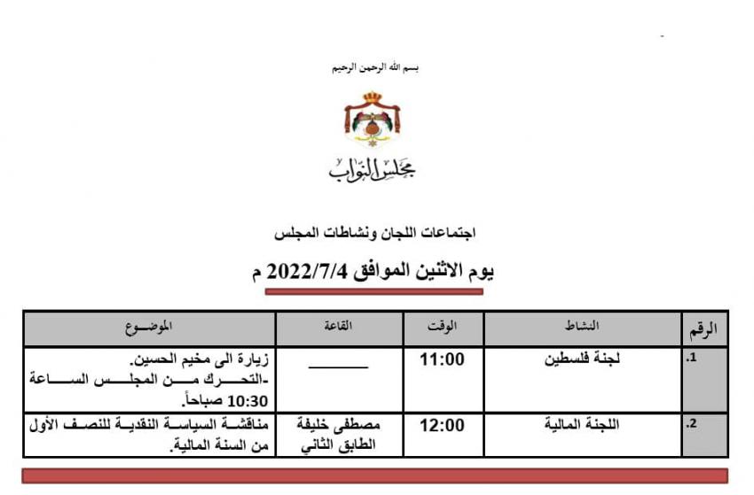 مالية النواب تناقش السياسة النقدية للنصف الأول من السنة