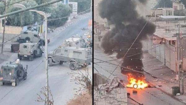 إصابتان باشتباكات عنيفة مع الاحتلال في طوباس