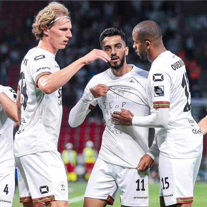 النجم الأردني التعمري يتضامن مع غزة