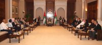 العيسوي يلتقي الظهراوي والزيناتي وأعضاء مجلس بلدي الرصيفة - صور