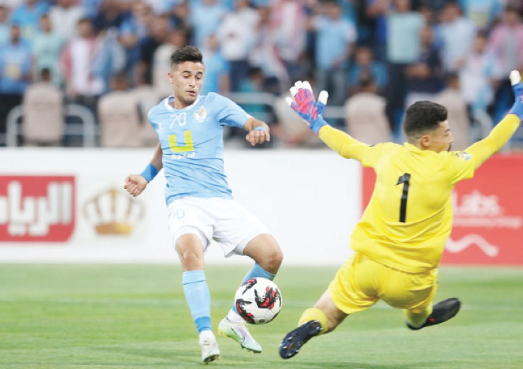 الفيصلي يفوز على شباب الأردن ويشارك الوحدات صدارة دوري المحترفين