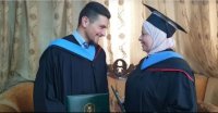 أردنية وابنها يتخرجان من نفس الجامعة والاختصاص وفي يوم واحد