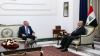 الرئيس العراقي يبحث مع السفير الأردني لدى بغداد العلاقات المشتركة