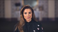 الملكة رانيا: اللهم ارفع عن أهلنا في بناية اللويبدة الشدة والبلاء