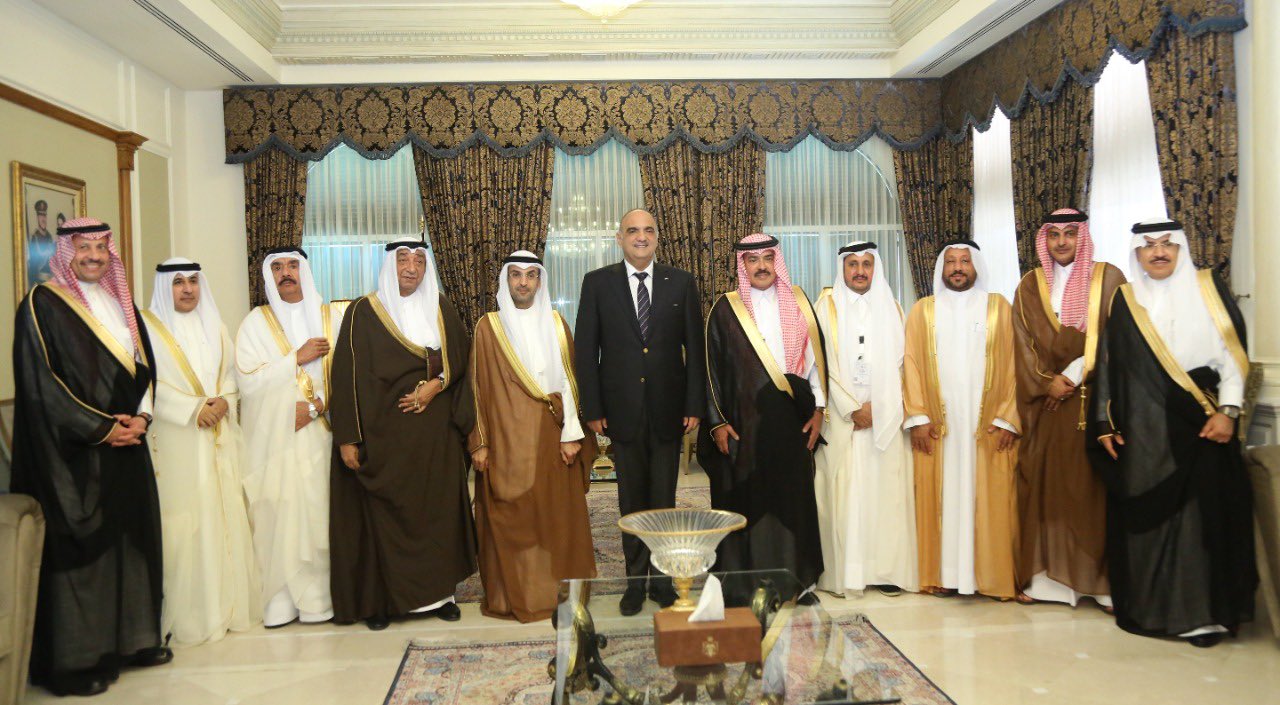 الخصاونة يستقبل أمين عام مجلس التَّعاون لدول الخليج العربيَّة