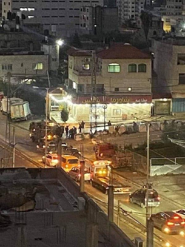 إصابة جنديين إسرائيليين بعملية إطلاق نار في حوارة نابلس (فيديو)