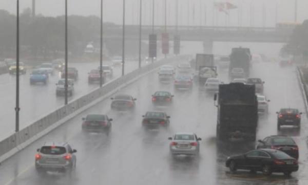 هطولات مطرية غزيرة مع برد كثيف في أغلب مناطق المملكة