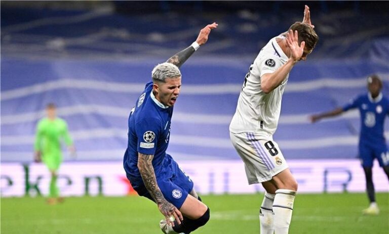 ريال مدريد يوجه ضربة قاسية لتشيلسي بثنائية بيضاء