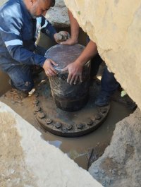 ضبط 3 اعتداءات ضخمة على خط ناقل مياه “الزارة ماعين”