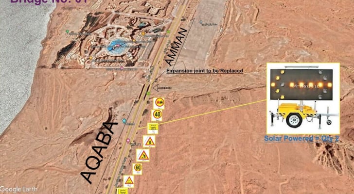 وزارة الأشغال: الإنتهاء من أعمال صيانة جسر وادي جرعة ماضي في الأغوار الجنوبية