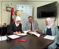 الكلية الجامعية للتكنولوجيا توقع اتفاقية جمعية أرض السنديان