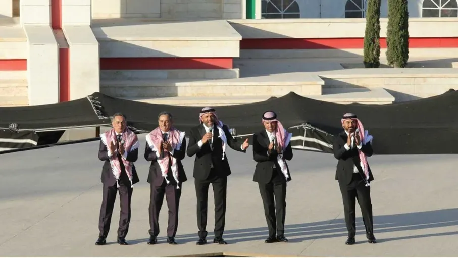 الفن الأردني يتألق في زفاف ولي العهد