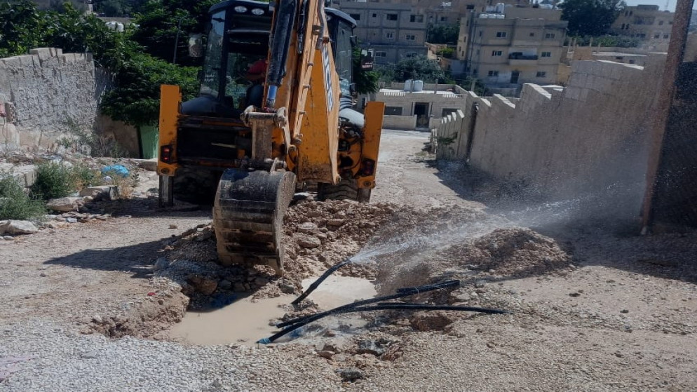 ضبط 70 "اعتداء" على خطوط مياه رئيسية في لواء الرصيفة