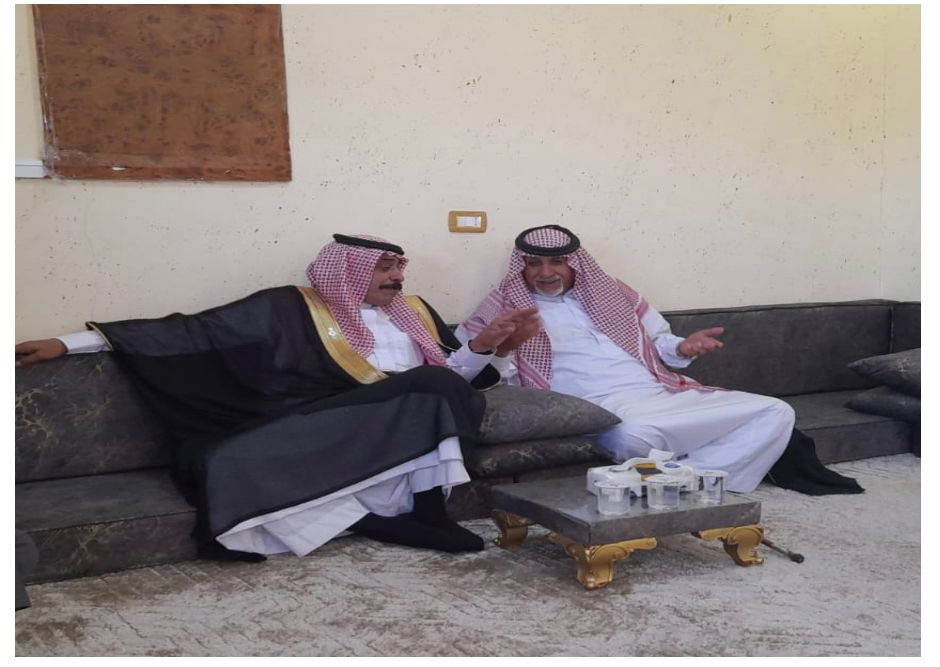 الحجايا يزور شيوخ في مناطق وادي عربة والقويرة للاطمئنان على صحتهم
