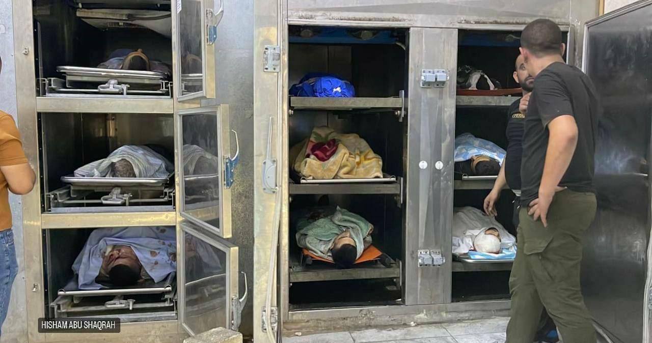 تعطل ثلاجات الموتى .. نقل جثامين شهداء جنين إلى قباطية بسبب قطع الكهرباء من قبل الاحتلال عن جنين