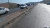 وفاة و4 اصابات بتدهور مركبة على طريق العدسية باتجاه البحر الميت