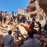 مقتل اثنين وإصابة 9 آخرين في انهيار عقار بمدينة رشيد في البحيرة المصرية