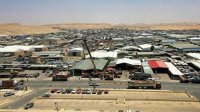 إخماد حريق مركبات داخل معرض في المنطقة الحرة في الزرقاء