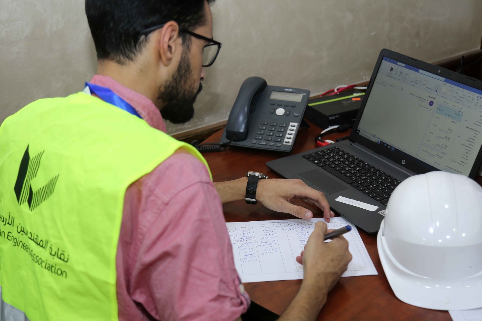 ضمن التمرين الوطني الميداني .."المهندسين" تتلقى 24 بلاغا حول تقييم اضرار المباني والمدارس والمجمعات السكنية