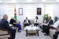بني مصطفى تلتقي ممثل صندوق الأمم المتحدة للسكان في الأردن
