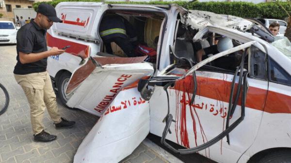 استشهاد 3 مسعفين بقصف طائرات الاحتلال شمال غزة