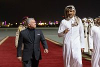 الملك لأمير قطر: ضرورة تكثيف الجهود لوقف التصعيد في غزة