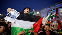 الآلاف يتظاهرون في مدريد تضامنا مع الفلسطينيين وتنديدا بالرد الإسرائيلي