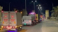 الهلال الأحمر المصري: تحرك شاحنات تحمل مساعدات لغزة باتجاه معبر رفح