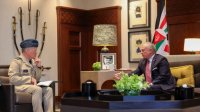 الملك يستقبل مسؤولا عسكريا بريطانيا ويؤكد ضرورة وقف الحرب على غزة