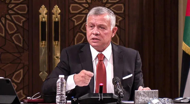 الملك يؤكد ضرورة تكثيف الجهود لوقف الحرب على غزة