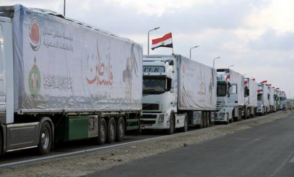47 شاحنة مساعدات جديدة تدخل غزة