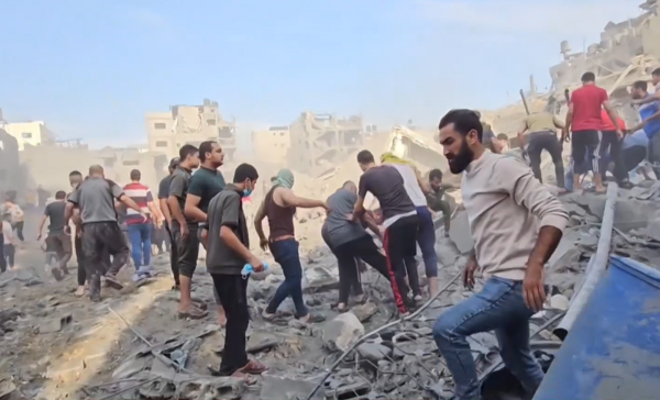 داخلية غزة: جباليا تعرضت لقصف بـ 6 قنابل كل واحدة تزن طنًا من المتفجرات