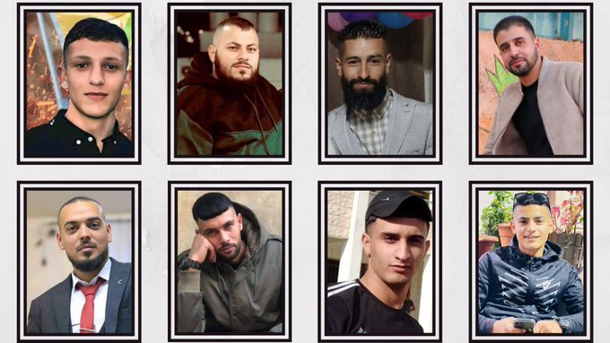 بالصور والفيديو.. ارتفاع عدد الشهداء إلى 9 اليوم ارتقوا في جنين ومخيم قلنديا والفوار بالضفة الغربية