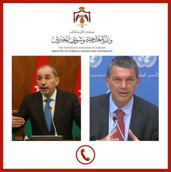 الصفدي: دعم "الأونروا" مسؤولية إنسانية تاريخية