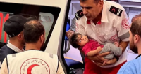 الرضع بمستشفى القدس يواجهون الجفاف بسبب نقص الحليب