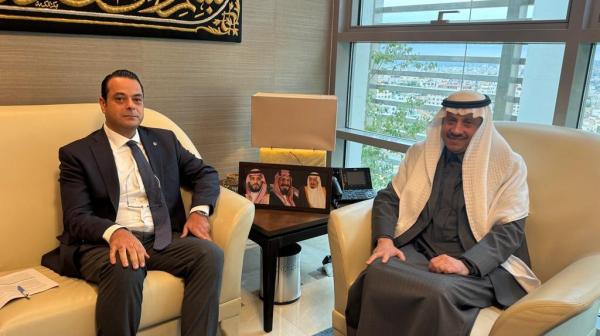 السفير السعودي يلتقي ممثل برنامج الأغذية العالمي في فلسطين