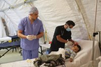 غزة.. "الميداني الأردني" يستقبل جرحى القصف اليوم