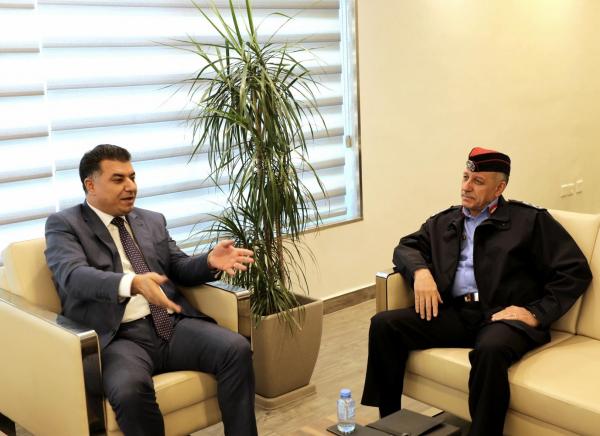 وزير الزراعة ومدير الأمن العام يبحثان التعاون المشترك