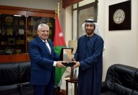 رئيس المجلس القضائي يستقبل وفدا قضائيا إماراتيا