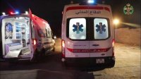 4 اصابات بحادث تصادم 3 مركبات على طريق الموقر