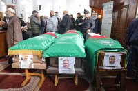 شاهد.. تشييع نائب رئيس حركة حماس صالح العاروري في لبنان