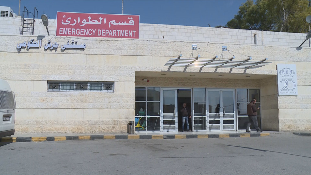21 إصابة بتدهور حافلة نقل عمومي على مثلث بليلا في جرش