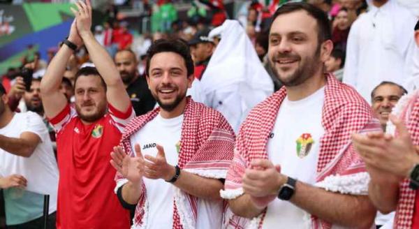 ولي العهد يؤازر النشامى قبل النهائي الآسيوي