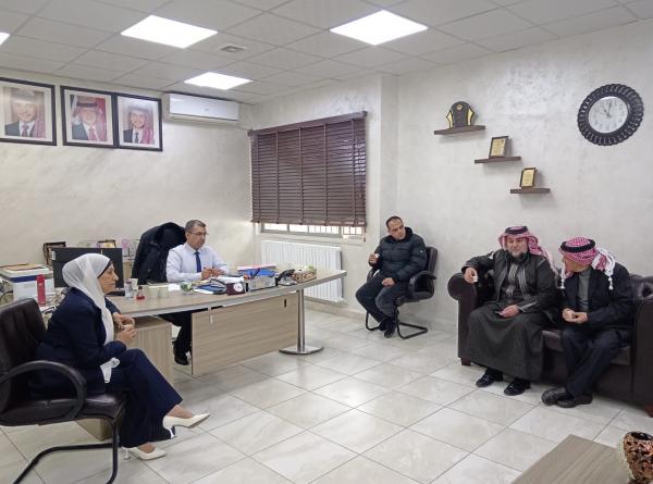 مدير صحة البلقاء يستقبل أعضاء مجلسي المحافظة ومنطقة المنشية