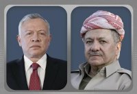 الملك يهاتف بارزاني معزيًا بوفاة شقيقته
