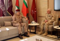 اللواء الركن الحنيطي يستقبل معاون رئيس أركان الجيش العراقي