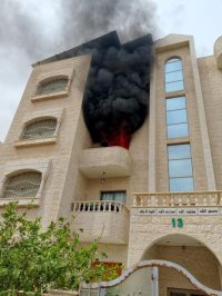 انقاذ عائلة من 7 أشخاص إثر حريق شقة في العقبة